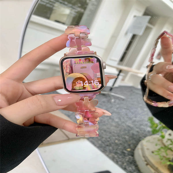 Butterfly Resin Strap For Watch Universal SE Women