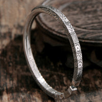 Fashion Temperament Handmade Silver Bracelet Children Ethnic Style Couple Gift